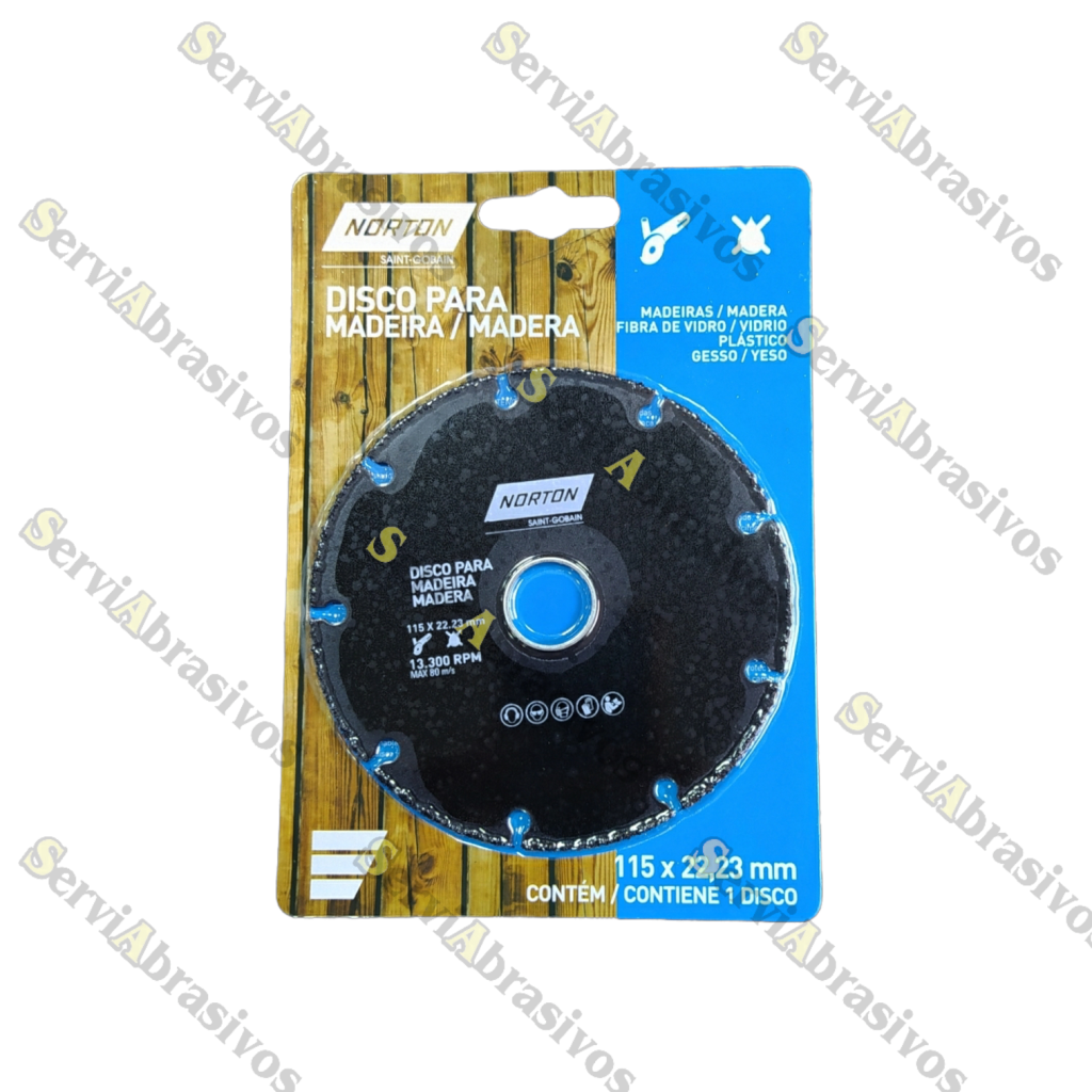 DISCO CORTE MADERA NORTON Serviabrasivos Tienda Online Herramientas