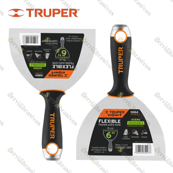 ESPATULA FLEXIBLE - ACERO INOX TRUPER